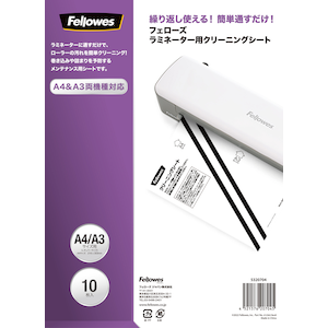 Fellowes�b���~�l�[�^�[�p �N���[�j���O�V�[�g�m10������n�b5320704
