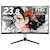 Pixio�b�s�N�V�I�b�y�p�b�P�[�W�s�ǁz�Q�[�~���O�t���f�B�X�v���C(23.8�^/�Ȗʌ^/Fast VA/FullHD 1920�~1080/200Hz/1ms/HDR10/HDMI2.0/DP1.4/VESA/2�N�ۏ�)(�u���b�N)�bPXC248WAVE-O