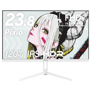 Pixio�b�s�N�V�I�b�Q�[�~���O�t���f�B�X�v���C(23.8�^/IPS/FullHD 1920�~1080/120Hz/4ms/HDR10/HDMI2.0/VESA/2�N�ۏ�)(�z���C�g)�bPX246WAVEW-O