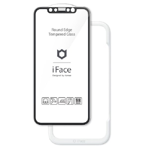 Hamee�biPhone 12/12 Pro�p ��ʕی�V�[�g ���ʕی� ���E���h�G�b�W�����K���X IFACE�i�u���b�N�j�b41-890295