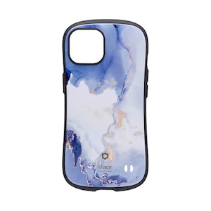 Hamee�biPhone 15�p �n�C�u���b�h�P�[�X iFace Marble�i�N���E�h�u���[�j�b41-960493