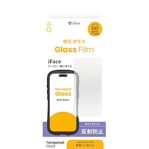 Hamee�biPhone 16 Pro�p ���E���h�G�b�W�����K���X�t�B���� �A���`�O���A iFace�b41-981306