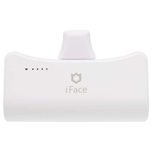 Hamee�bPD20W�Ή� Type-C �_�C���N�g���o�C���o�b�e���[ 5000mAh iFace�i�z���C�g�j�b41-990407