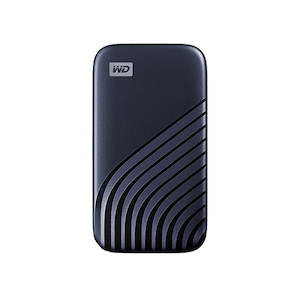 Western Digital｜ウエスタンデジタル｜My Passport SSD USB 10Gbps(USB 3.2 Gen 2) ポータブルSSD 1TB ブルー｜WDBAGF0010BBL-JESN