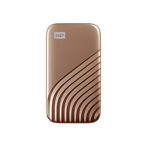 SanDisk Professional｜サンディスクプロフェッショナル｜My Passport SSD USB 10Gbps(USB 3.2 Gen 2) ポータブルSSD 1TB ゴールド｜WDBAGF0010BGD-JESN