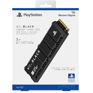 Western Digital｜ウエスタンデジタル｜WD_BLACK SN850P + HEATSINK FOR PS5 1TB｜WDBBYV0010BNC-JRSN