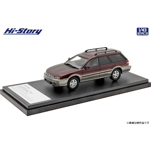 1/43 SUBARU LEGACY GRAND WAGON (1996) ディープレッド・マイカ/グレーオパール【HS324RE】【在庫処分】