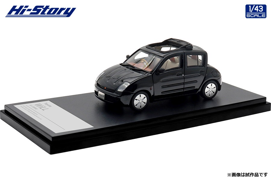 ハイストーリー 1/43 トヨタ Will Vi 2000 ブラック