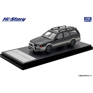 1/43 MAZDA CAPELLA WAGON FX (1994) ブリリアントブラック／サイレントシルバーメタリック【HS506BK】