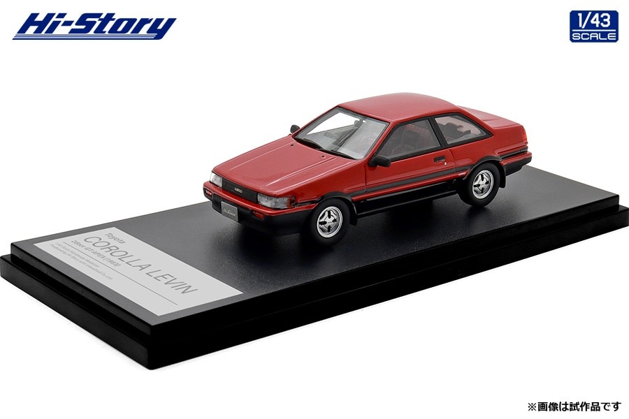 ハイストーリー 1/43 カローラ レビン 1983 1/43 Toyota COROLLA LEVIN 2dr GT APEX (1983) ハイフラッシュ