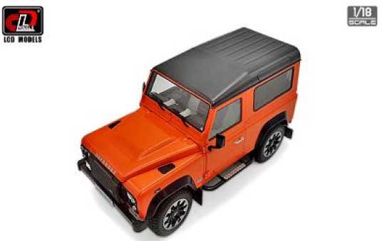 ランドローバー ディフェンダー DEFENDER SVX 1/18 Red 1/18 Land Rover Defender 90 works V8 70th Edition (2018