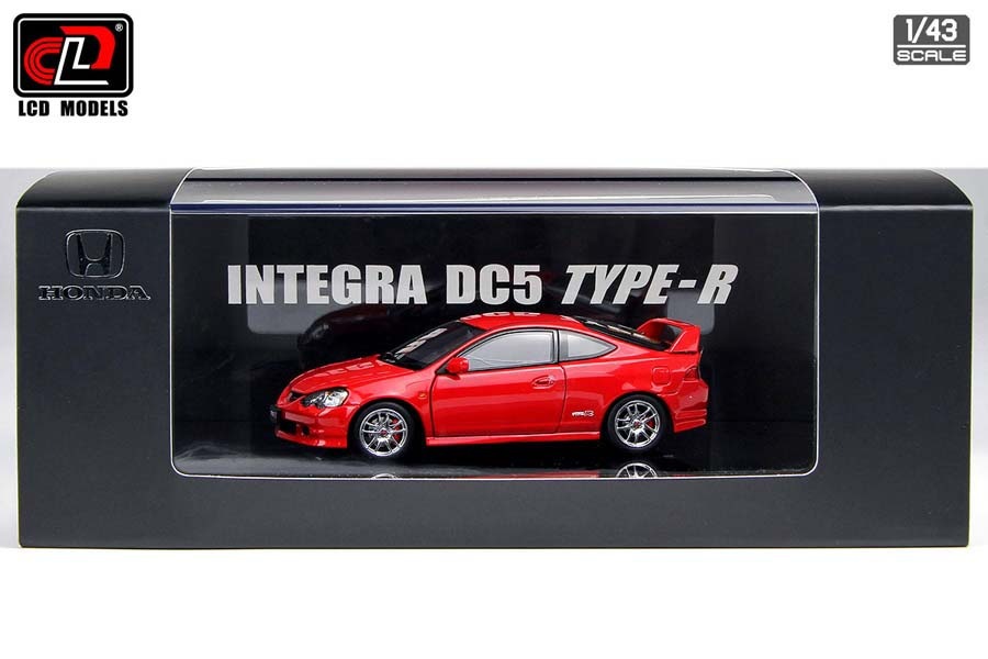 1/43 ホンダ インテグラ タイプR （DC5）レッド【LCD43008-RE