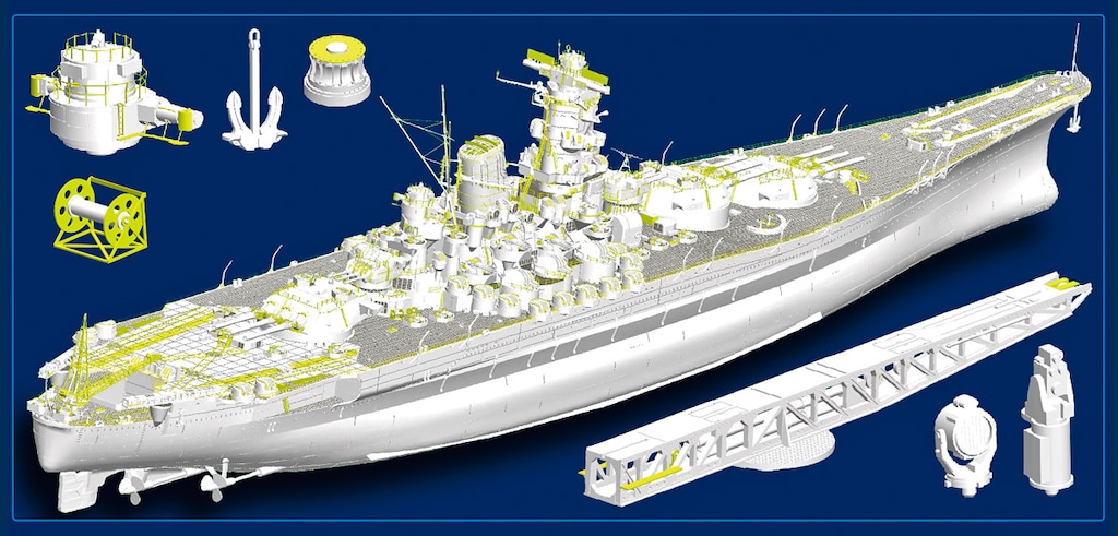 A141　1/200 日本海軍戦艦 大和 新製品】モノクローム A140 1/200 日本海軍戦艦 大和 56,000円