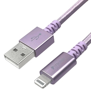 ITSUWA�bMFI�F�� Lightning �[�d�ʐM�P�[�u�� �f�U�C���^�C�v 1.5m�i�p�[�v���j�bMLTD2215PU