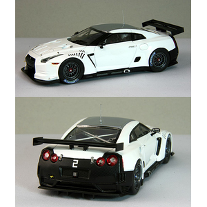 1/43 ﾆｯｻﾝ GT-R GT1 2010ver. ﾌｼﾞ ﾌｪｲｸﾀﾞｳﾝ #2 ﾎﾜｲﾄ【44318】