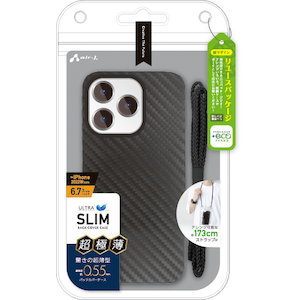 �G�A�[�W�F�C�biPhone 14 Pro Max�p ���ɔ�TPU�o�b�N�J�o�[�P�[�X(�J�[�{��)�bAC-P22PX-SCB