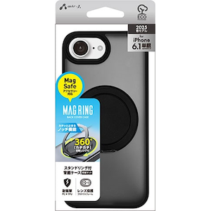 �G�A�[�W�F�C�biPhone16e�p MagSafe�A�N�Z�T���Ή��J�`�J�`��]�X�^���h�P�[�X�i�u���b�N�j�bAC-SE25-MRSBK