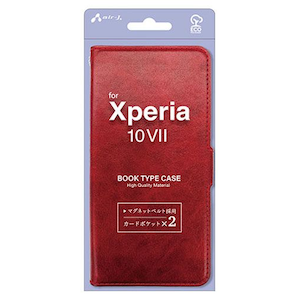 �G�A�[�W�F�C�bXperia 10 VII�p �蒠�^�P�[�X�i���b�h�j�bAC-XP107PBRD