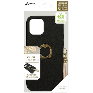 �G�A�[�W�F�C�biPhone 13 Pro�i6.1�C���`�j�p �����O�^�b�Z���t���V���C�j�[�n�[�h�P�[�X�i�u���b�N�j�bAC-P21P-SYGBK
