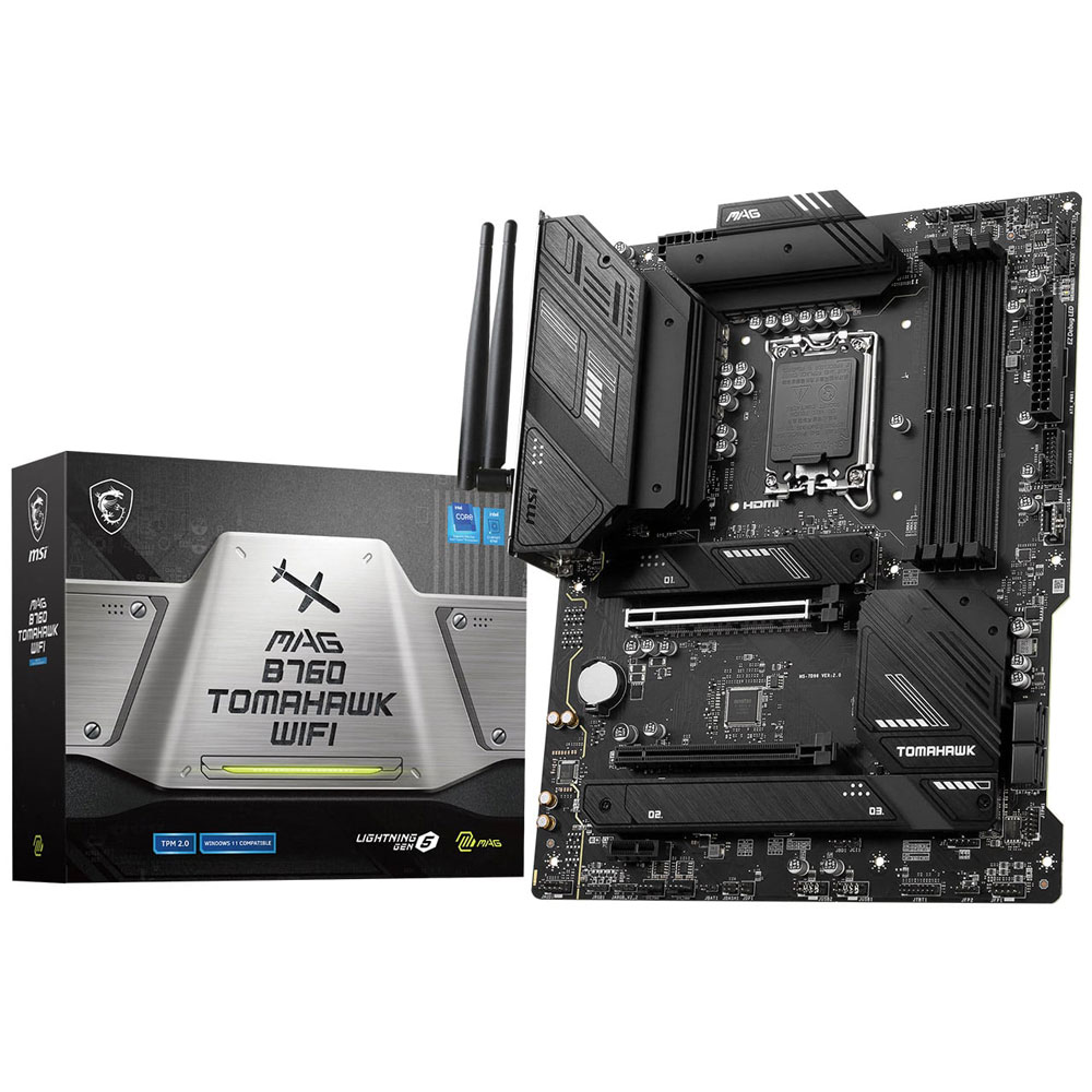 「半ジャンク品」MSI MAG B760 TOMHAWK WIFI マザーボード MSI MAG B760 TOMAHAWK WIFI / ATX対応マザーボード | MSI