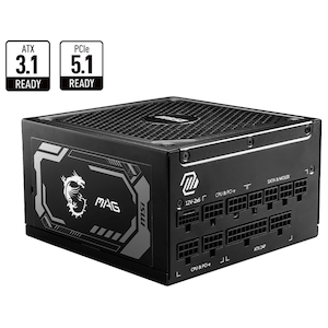 MSI｜エムエスアイ｜MSI MAG A1250GL PCIE5 1250W 電源ユニット（ブラック）｜MAG A1250GL PCIE5