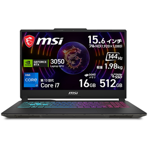 ゲーミングノートパソコン Cyborg 15 A13U（15.6型/Windows 11 Home 