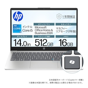 HP�b�G�C�`�s�[�b�m�[�g�p�\�R�� HP 14-ep0240TU (14�^/Windows11/Core i5/������ 16GB/SSD 512GB/���{��z��/McAfee 1y/H&B 2024/CP)�i�`�������V���o�[�bBJ0L8PA-AAAD