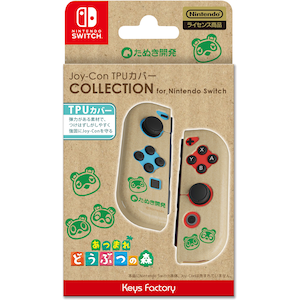 キーズファクトリー｜【Switch】Joy-Con TPUカバー COLLECTION for Nintendo Switch(あつまれ　どうぶつの森)Type-B｜CJT-005-2