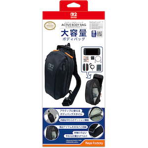 �L�[�Y�t�@�N�g���[�b�ySwitch2�z�A�N�e�B�u�{�f�B�o�b�O for Nintendo Switch 2 �u���b�N�bWAB-001-1