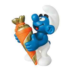 ���f�B�R���E�g�C�bUDF THE SMURFS SERIES 1 SMURF with SURPRISE CONE�bUDF �ϰ�S1 �ϰ�w/���ײ�޺��