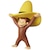���f�B�R���E�g�C�bUDF�uCurious George�v Curious George w/ Hat�bUDF ���ɼޮ��� ʯ�