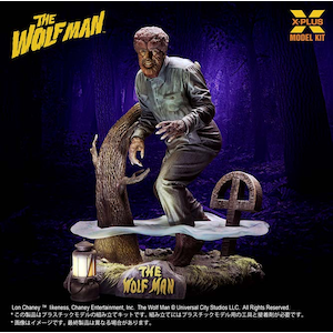 1/8 ロン・チェイニー・ジュニア as 狼男 プラスチックモデルキット(The WOLF MAN)