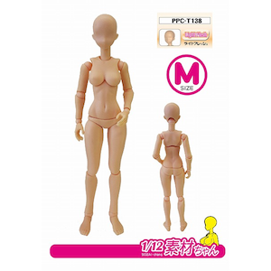 1/12 関節技EX 素材ちゃん M ライトフレッシュ【PPC-Ｔ138】