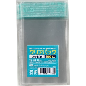 �L���O�R�[�|���[�V�����b�N���A�p�b�N(�t�^�t) 70�~100+30mm 100���i�����j�bKP70100
