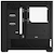 Fractal Design｜フラクタルデザイン｜ミドルタワー型PCケース Pop Air Black TG Clear Tint｜FD-C-POA1A-02
