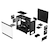 Fractal Design｜フラクタルデザイン｜ミドルタワー型PCケース Pop Air Black TG Clear Tint｜FD-C-POA1A-02