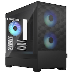Fractal Design｜フラクタルデザイン｜ミニPCケース Pop Mini Air RGB Black TG Clear Tint｜FD-C-POR1M-06