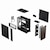 Fractal Design�b�t���N�^���f�U�C���b�t���^���[�^PC�P�[�X North XL Charcoal Black ���b�V���p�l���i�u���b�N�j�bFD-C-NOR1X-01