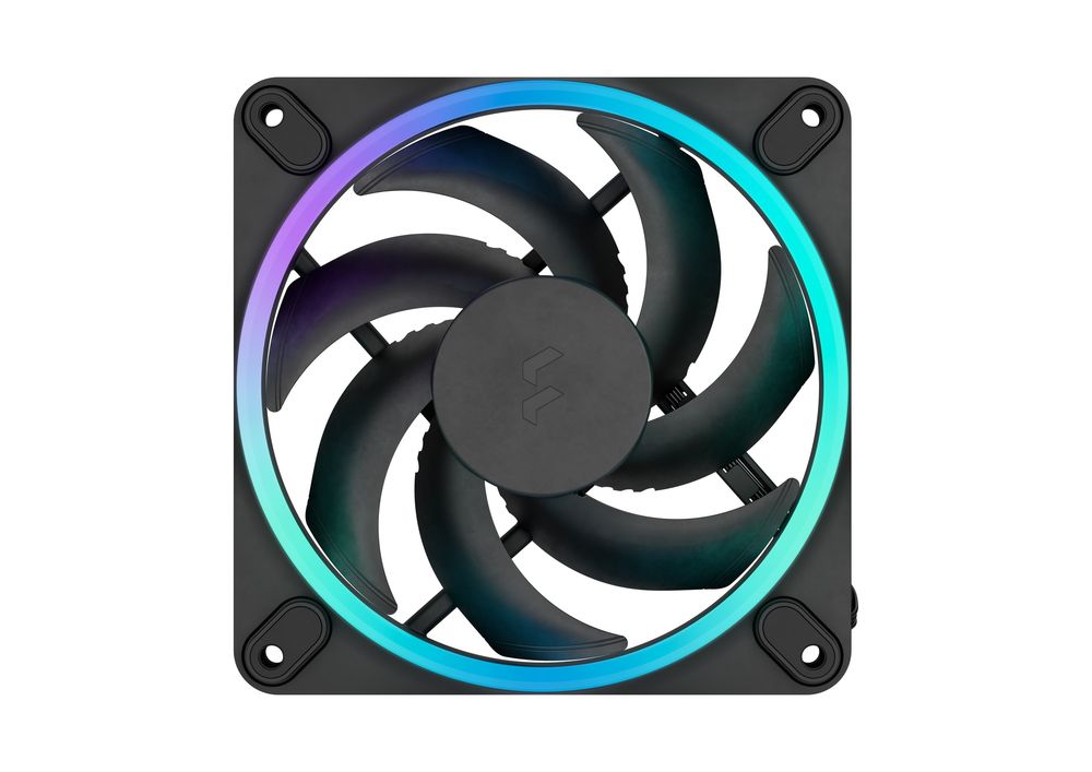 120mm径 ファン Momentum 12 RGB（ブラック） | Fractal Design