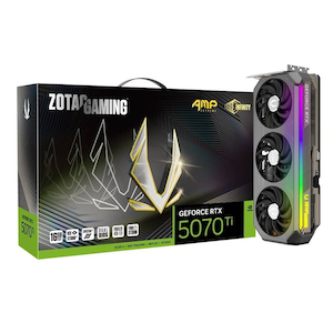 ZOTAC｜ゾタック｜ZOTAC GAMING GeForce RTX 5070 Ti AMP Extreme Infinity 16GB GDDR7 グラフィックボード（ブラック）｜ZT-B50710B-10P