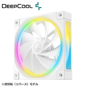 DeepCool�b�f�B�[�v�N�[���b120mm �P�[�X�t�@�� �t��]�i���o�[�X�j���f�� FL12R WH�i�z���C�g�j�bR-FL12R-WHAPN1-G