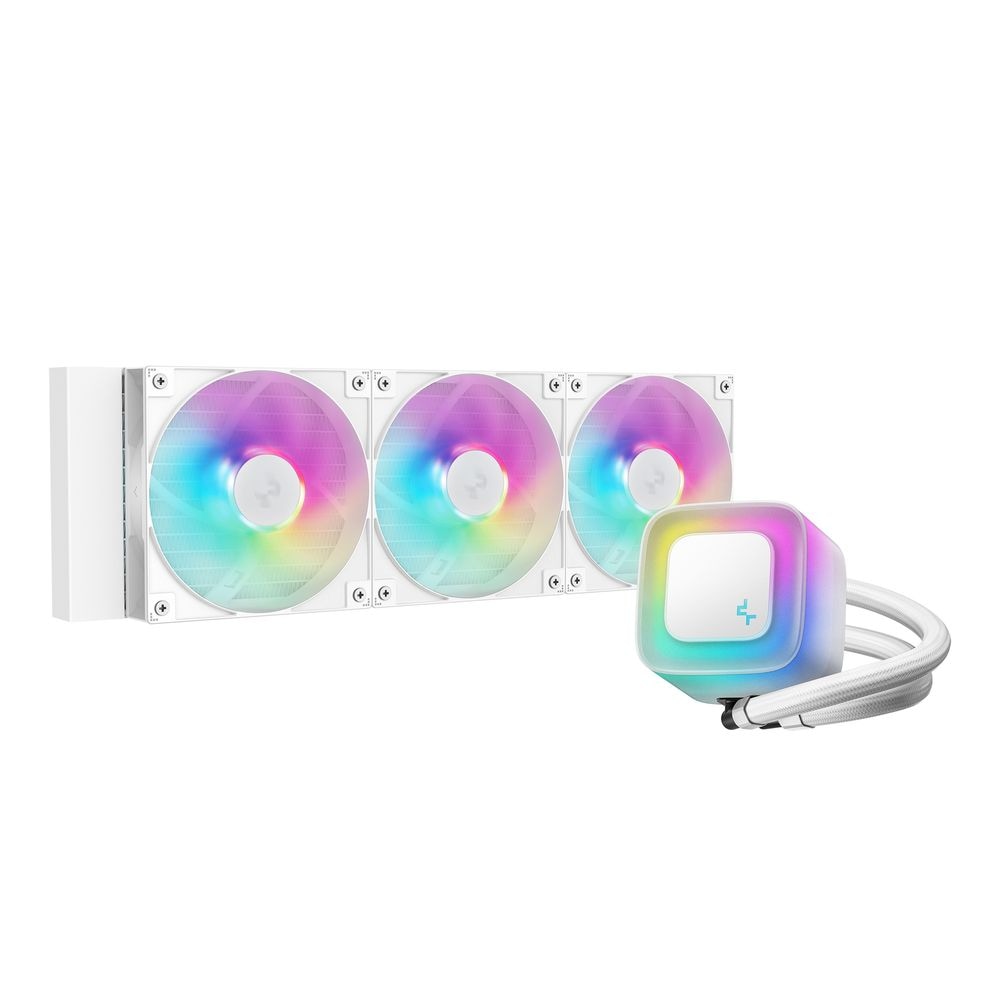 DEEPCOOL　LE720WHホワイト高性能簡易水冷 CPUクーラー360MM DEEPCOOL LE720WH 高性能簡易水冷 CPUクーラー 360MMアウ