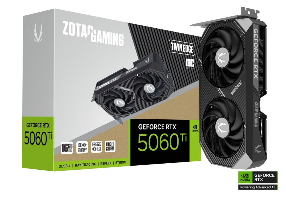 ZOTAC GAMING GeForce RTX 5060 Ti 16GB Twin Edge OC / PCI