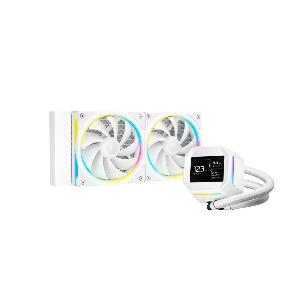 水冷一体型CPUクーラー LM240 WH（ホワイト） | DeepCool
