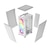CORSAIR�b�R���Z�A�b2000D RGB AIRFLOW Mini-ITX PC �P�[�X - �z���C�g�iiCUE �Ή����i�j�bCC-9011247-WW