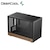 DeepCool�b�f�B�[�v�N�[���bMini-ITX/Micro-ATX�Ή� �~�h���^���[PC�P�[�X CH260 WOOD�i�u���b�N�A�ؖڒ��j�bR-CH260-BKNWM0-G-1