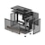 DeepCool�b�f�B�[�v�N�[���bMini-ITX/Micro-ATX�Ή� �~�h���^���[PC�P�[�X CH260 WOOD�i�u���b�N�A�ؖڒ��j�bR-CH260-BKNWM0-G-1