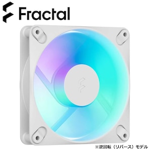 Fractal Design�b�t���N�^���f�U�C���b120mm RGB PC�P�[�X�t�@�� Reverse Dynamic 3 �i�z���C�g�j�bFD-F-DR3-1205