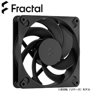 Fractal Design�b�t���N�^���f�U�C���b120mm PC�P�[�X�t�@�� Reverse Dynamic 3 �i�u���b�N�j�bFD-F-DY3-1202