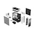 Fractal Design�b�t���N�^���f�U�C���b�~�h���^���[�^PC�P�[�X Summit Blackout TG Light Tint�i�u���b�N�j�bFD-C-SUM1A-05